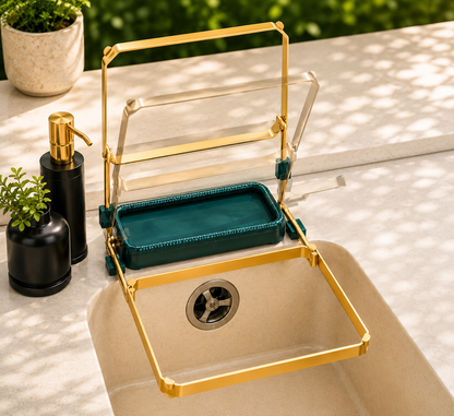 LAVIONS Katlanır Mutfak Lavabo Süzgeci – 50 Filtre Hediye | Tıkanıklık Önleyici